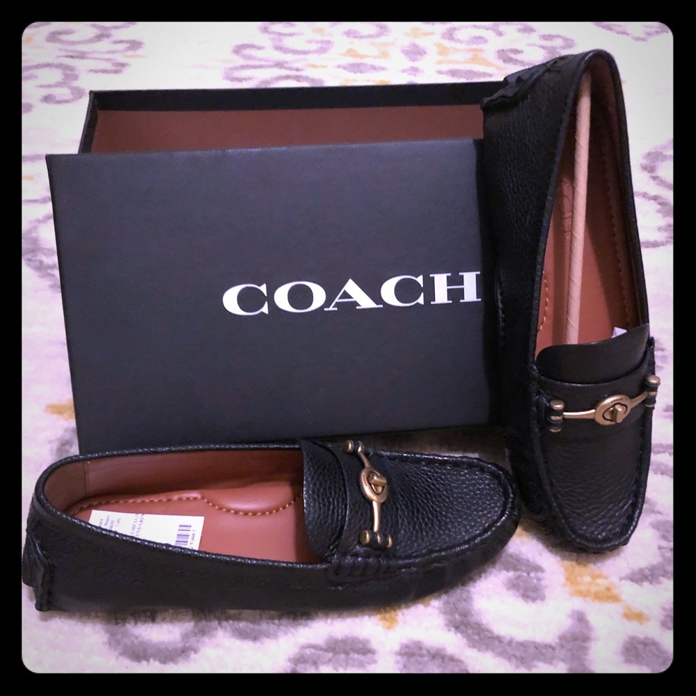 Coach Crosby Driver Turnlock Flats